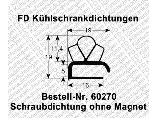 Schraubdichtung ohne Magnet