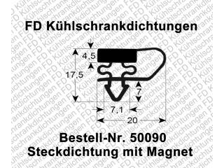 Steckdichtung mit Magnet