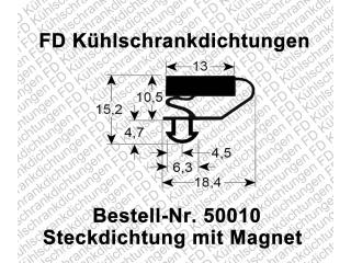Steckdichtung mit Magnet