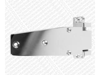 Lappenscharnier Zink-Druckguss, verchromt