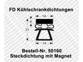 Steckdichtung mit Magnet