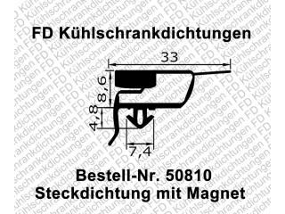Steckdichtung mit Magnet
