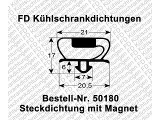 Steckdichtung mit Magnet