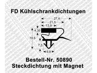 Steckdichtung mit Magnet