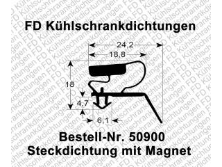 Steckdichtung mit Magnet