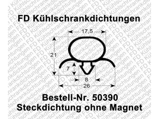 Steckdichtung ohne Magnet