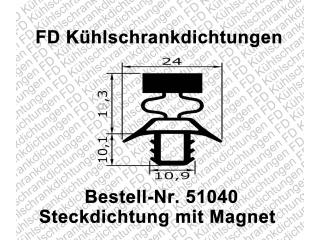 Steckdichtung mit Magnet