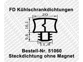 Steckdichtung ohne Magnet