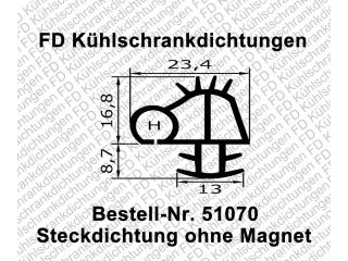Steckdichtung ohne Magnet