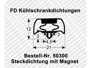 Steckdichtung mit Magnet