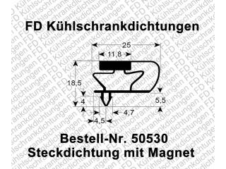 Steckdichtung mit Magnet