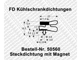 Steckdichtung mit Magnet