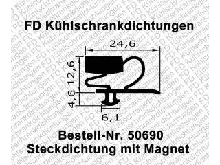 Steckdichtung mit Magnet