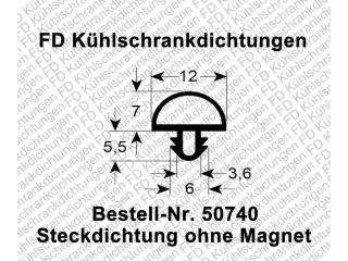 Steckdichtung ohne Magnet