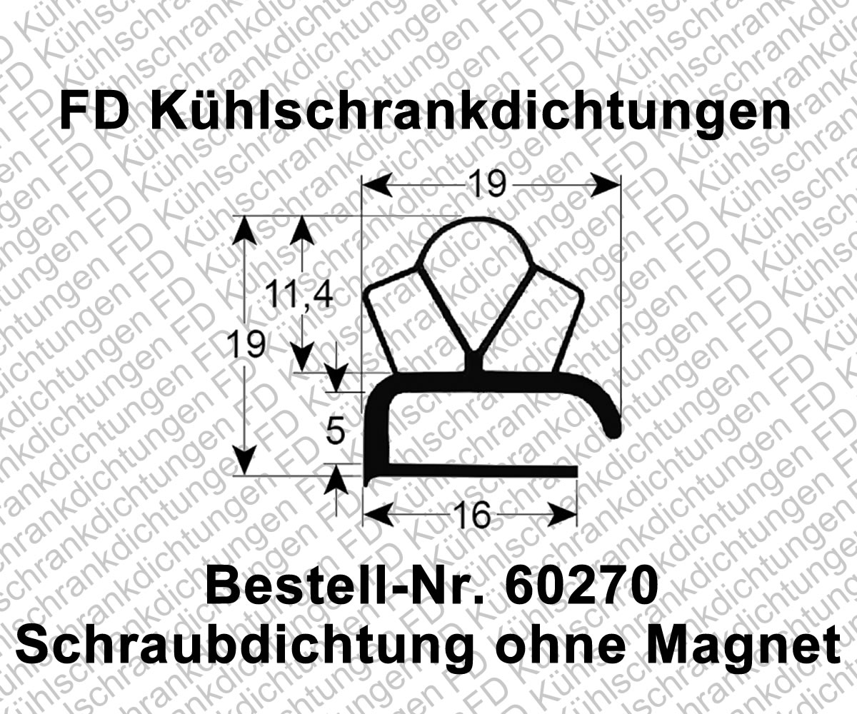 Schraubdichtung ohne Magnet