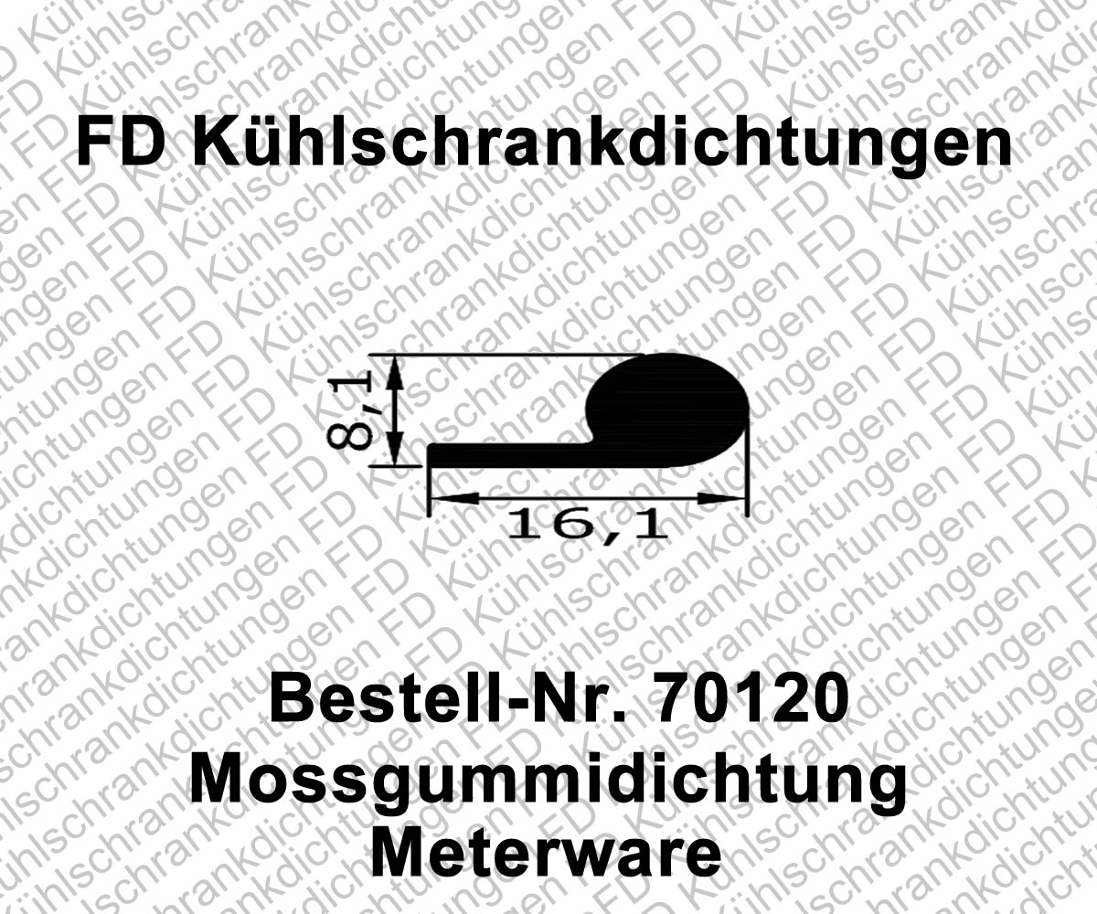 Moosgummidichtung Meterware