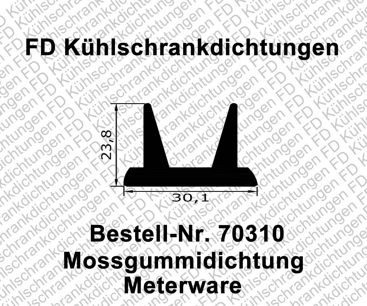 Moosgummidichtung Meterware