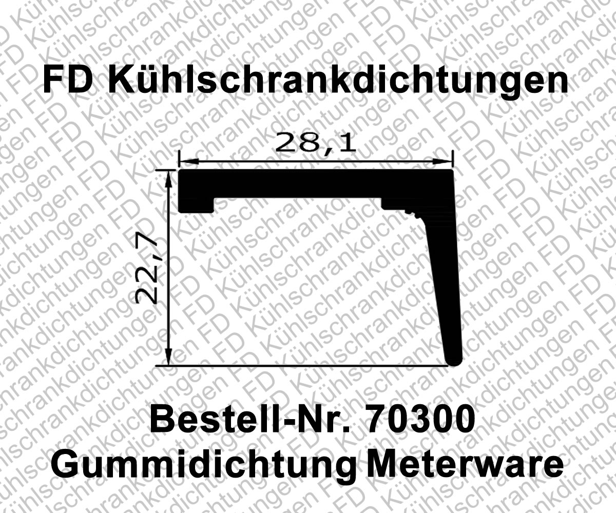 Gummidichtung Meterware