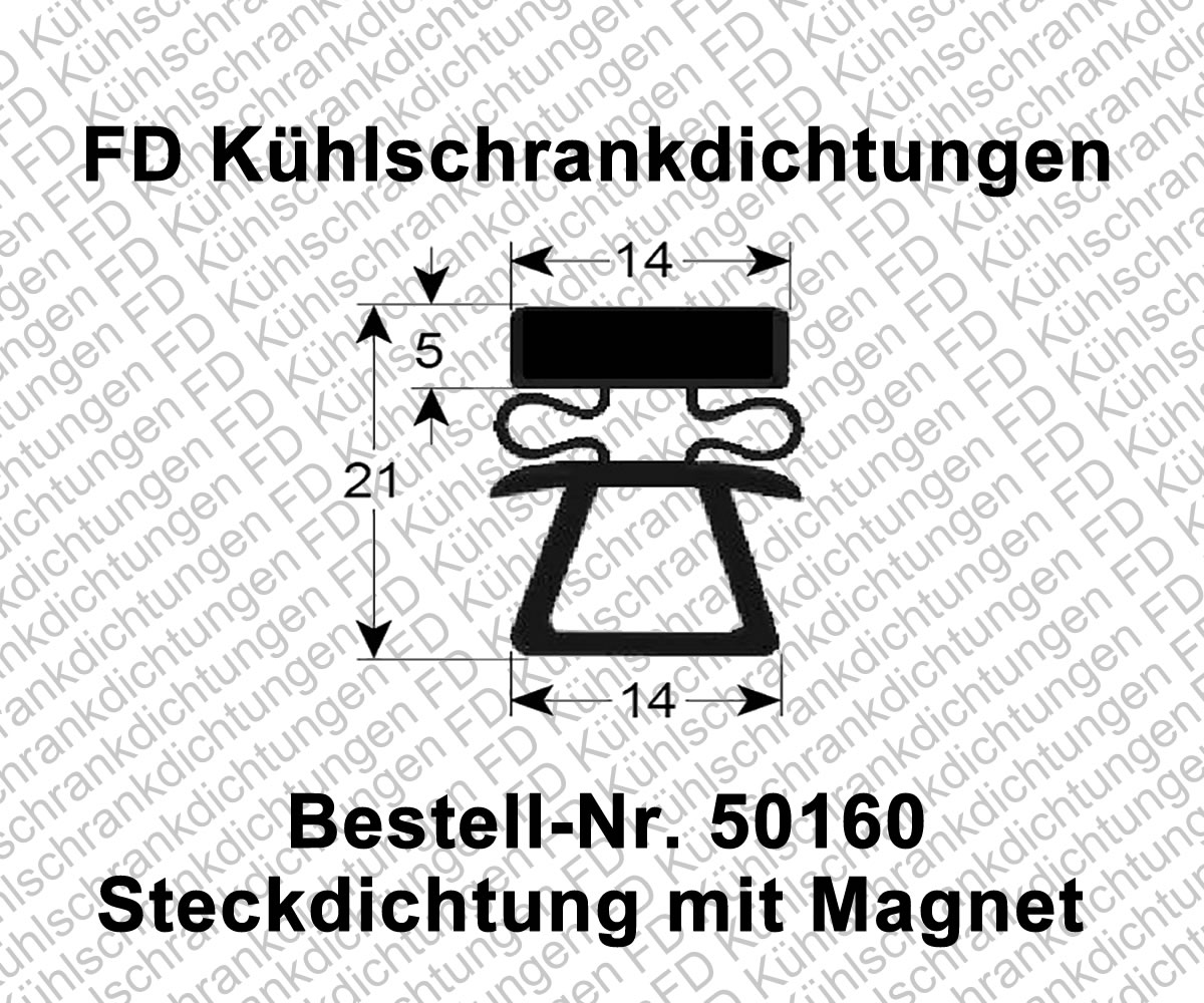 Steckdichtung mit Magnet