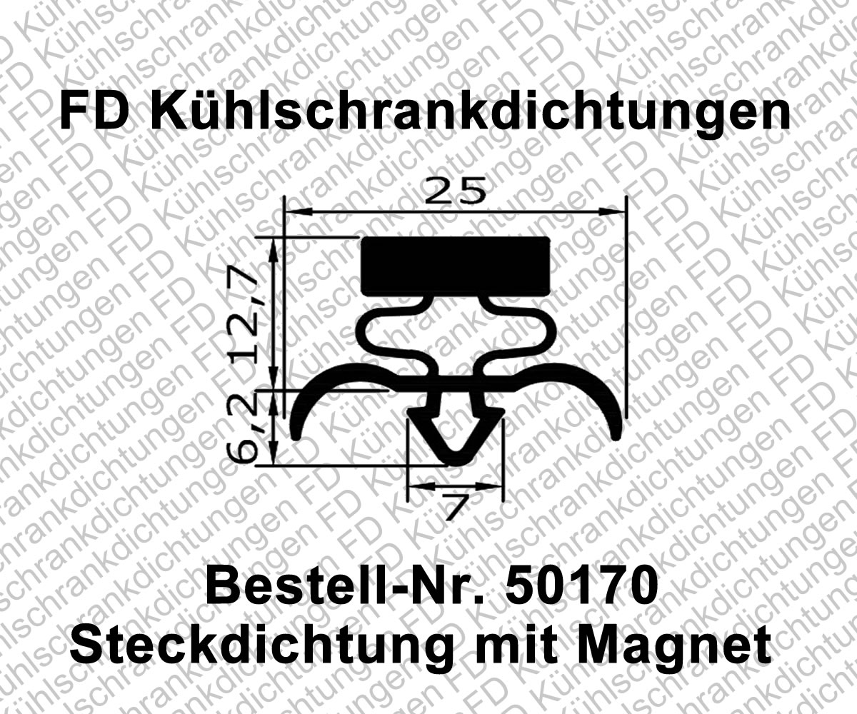 Steckdichtung mit Magnet