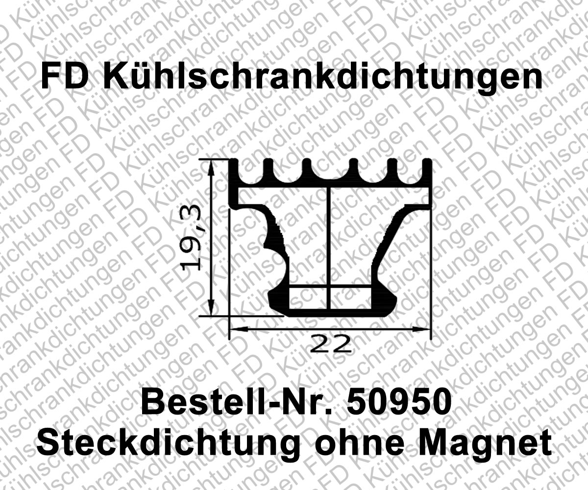 Steckdichtung ohne Magnet