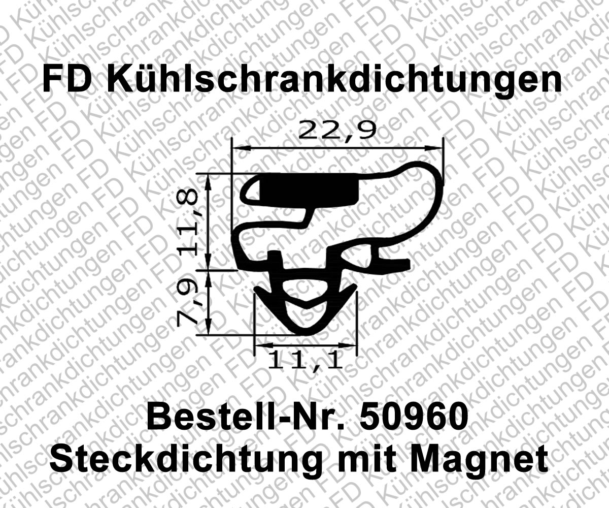 Steckdichtung mit Magnet