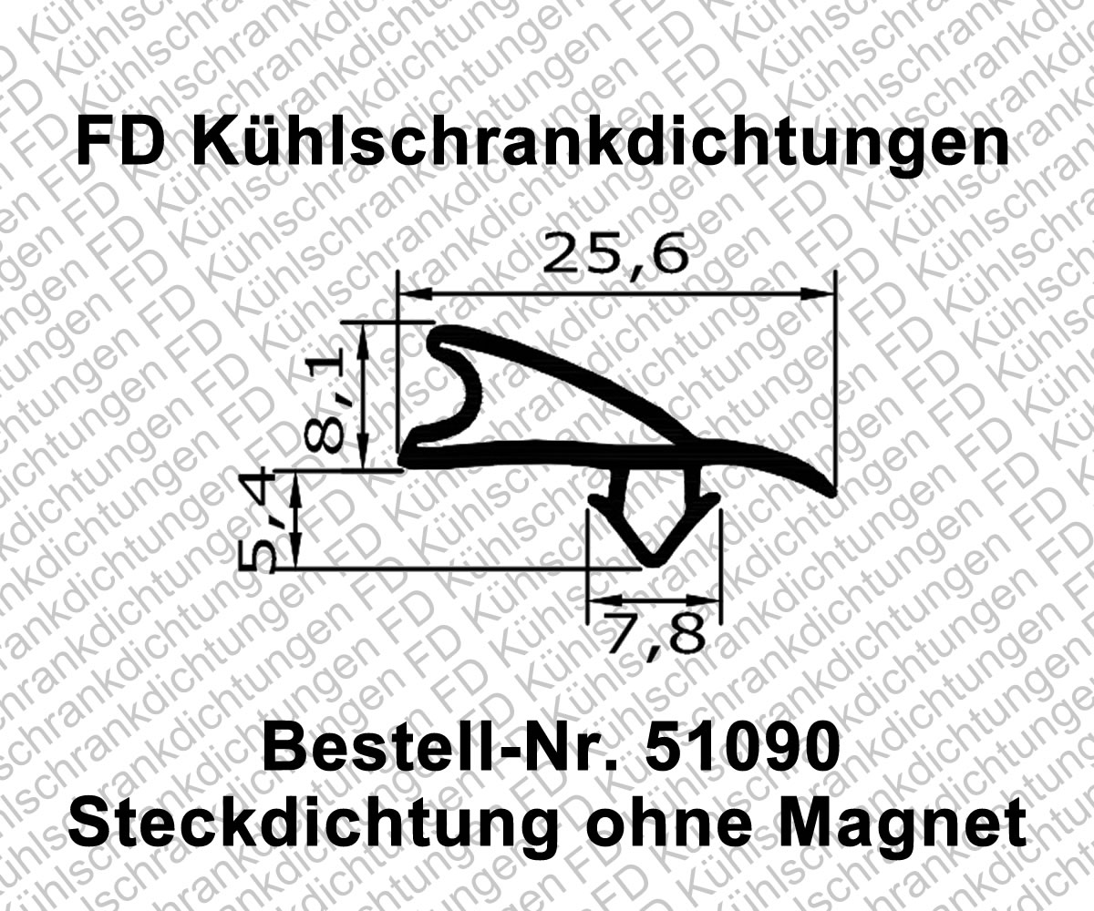Steckdichtung ohne Magnet